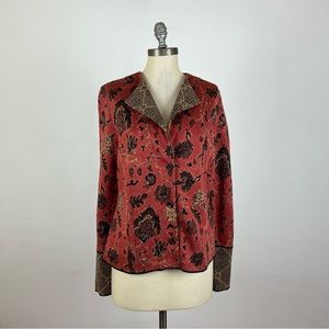 Peruvian Connection Knit Open Front Cardigan